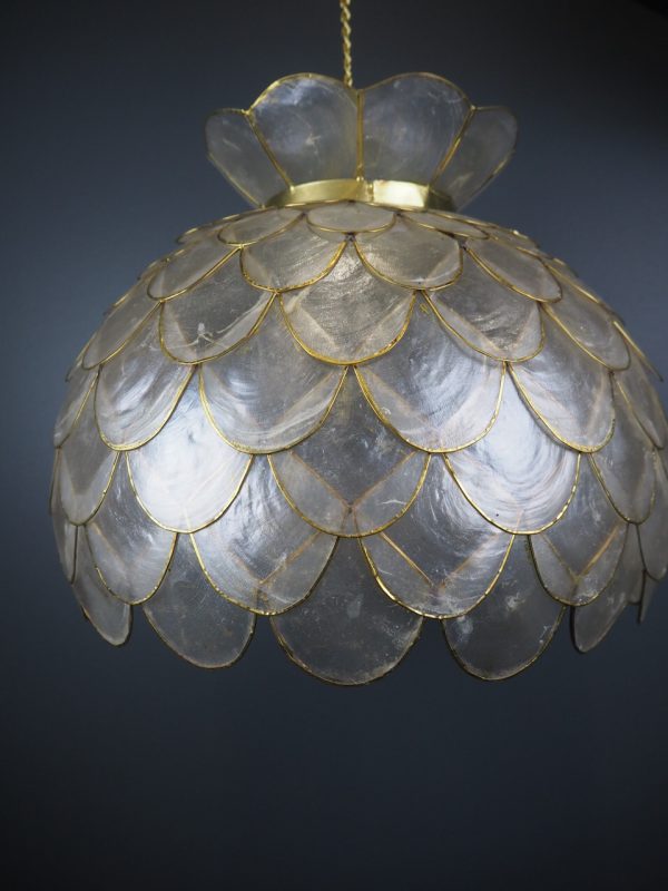 Capiz Hanging Lamp 16" - Image 2
