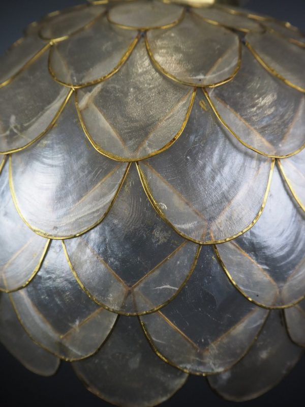 Capiz Hanging Lamp 16" - Image 3