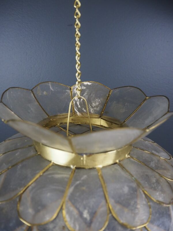 Capiz Hanging Lamp 16" - Image 4