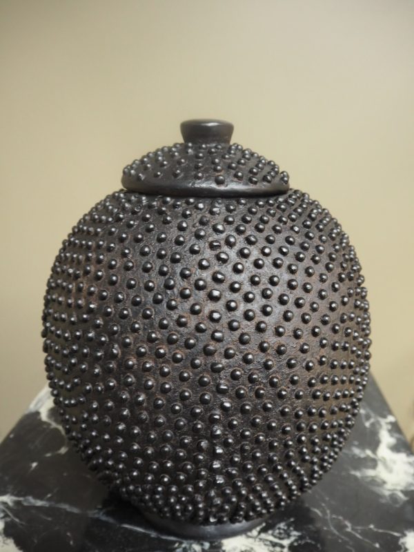 Lobi pot matt black large - Image 2