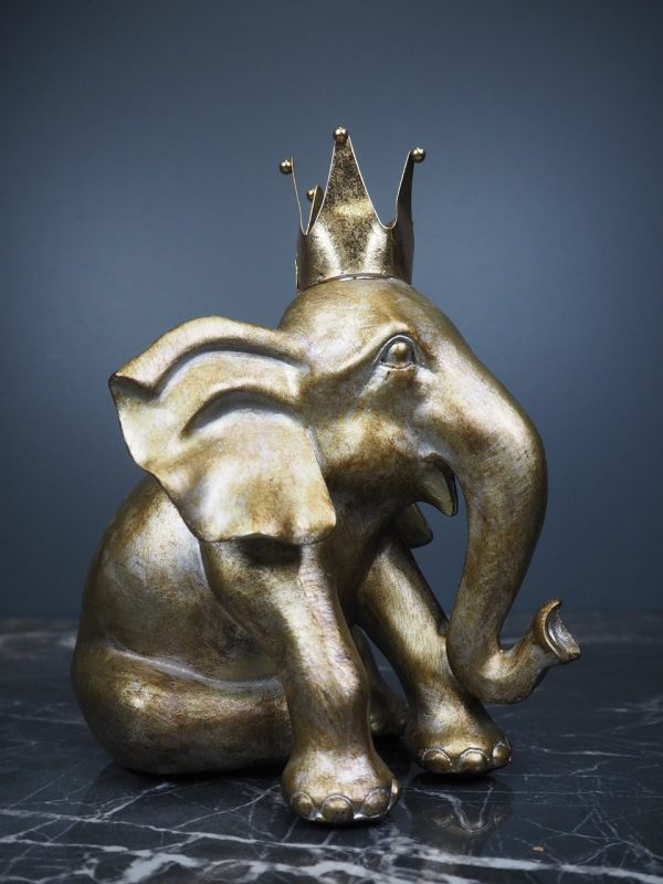 Elephant w crown