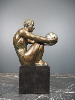 Man holding ball