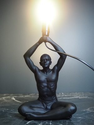 Man light black