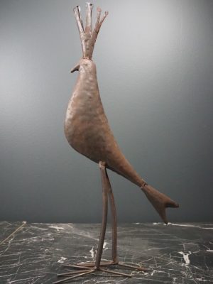 Bird grey Standing