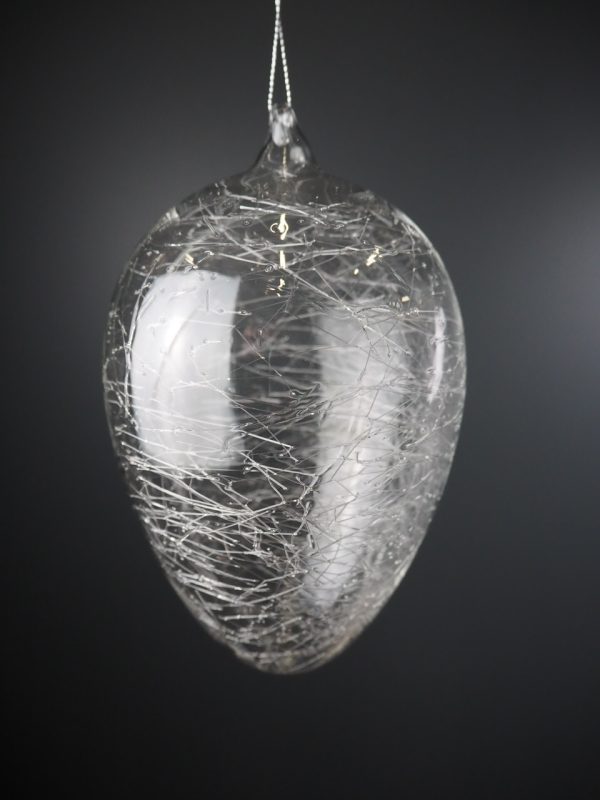 10x15cm clear egg with glass