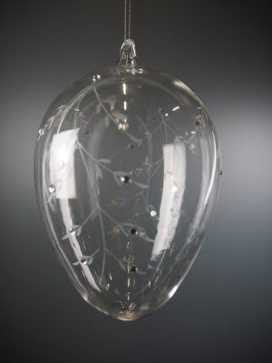 15x20cm clear egg with cutting