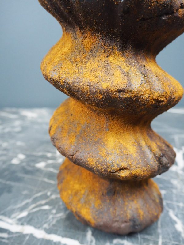 Spiral Vase in Faux Rust - Image 2