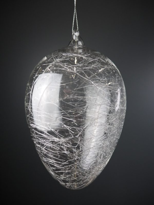 10x15cm clear egg with glass - Image 2