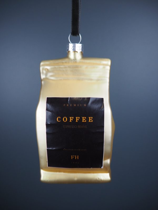 Coffee beans glass