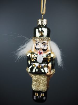 Nutcracker green glass