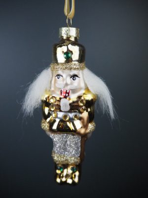Nutckracker gold glass