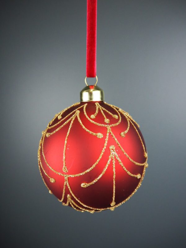 Rubino red ball  8CM - Image 2
