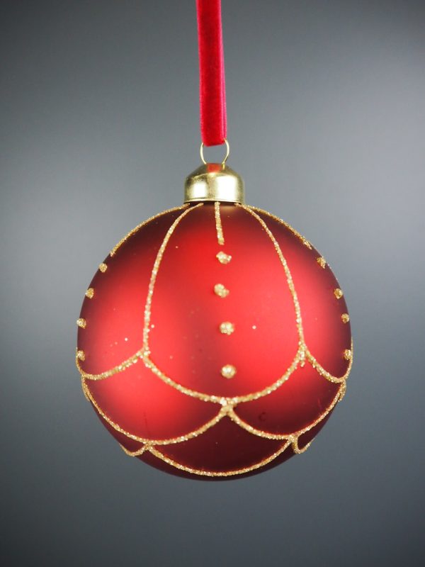 Stellata red ball 8CM - Image 2