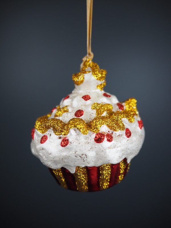 Cupcake pearlwhite/red/gold glits - Image 2