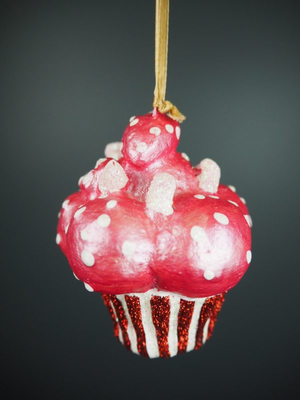 Cupcake pearl pink/red/white - Image 2