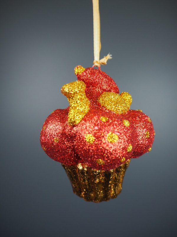 Cupcake red/gold/gl - Image 2