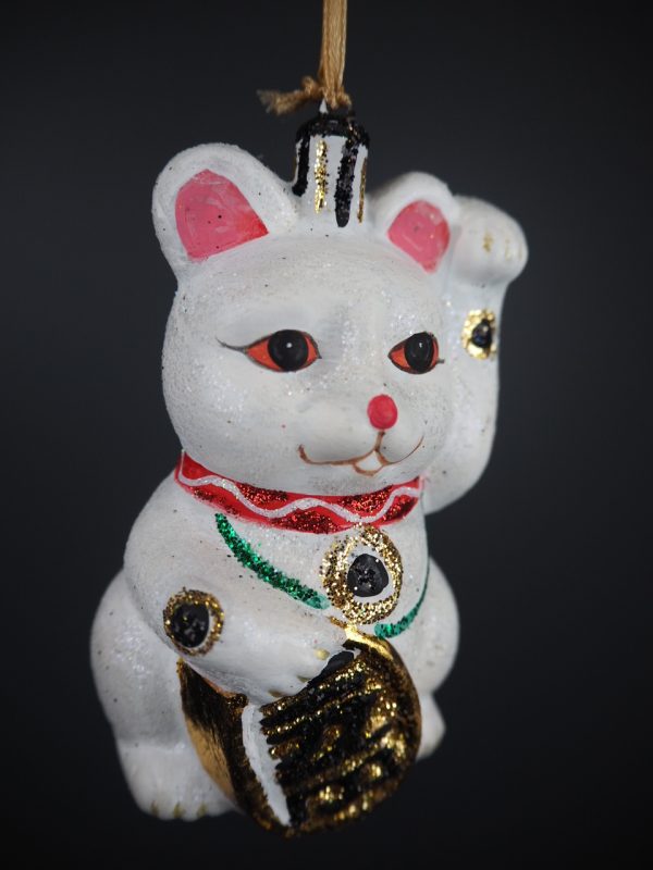 Maneki Neko in white - Image 2