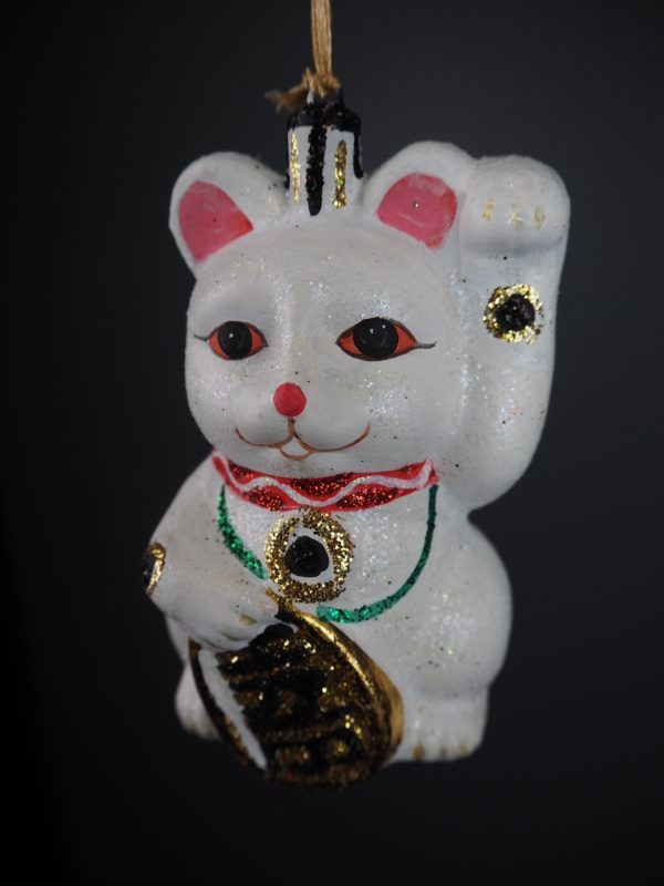 Maneki Neko in white - Image 3