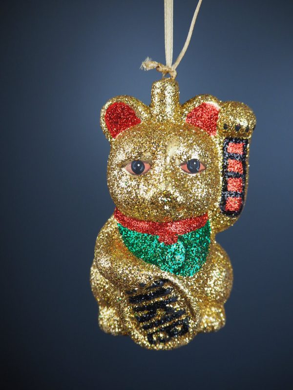 Maneki Neko in gold - Image 3