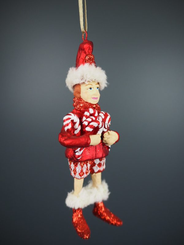 Santa's elf candy canes red/white - Image 2