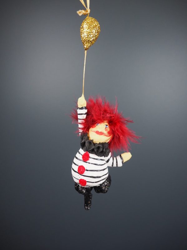 Bending clown black/white stripes - Image 3