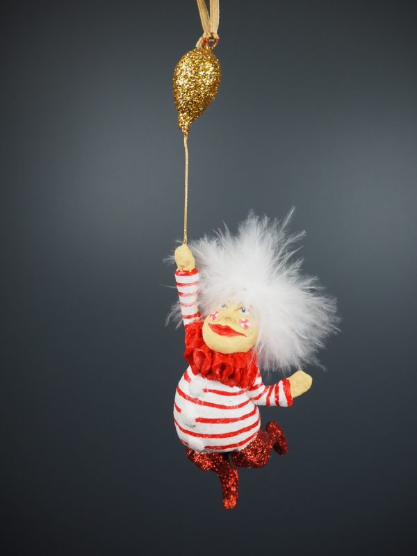 Bending clown red/white stripes - Image 3