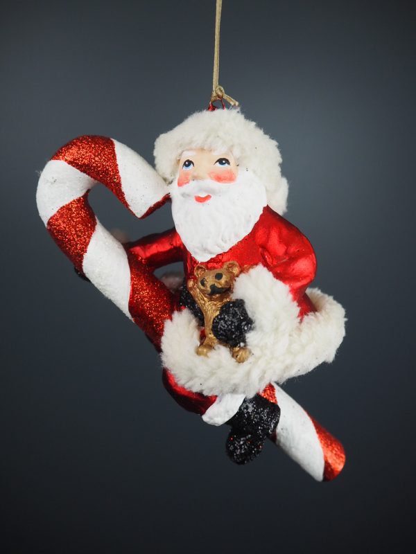 Santa candy cane red/white fur - Image 2