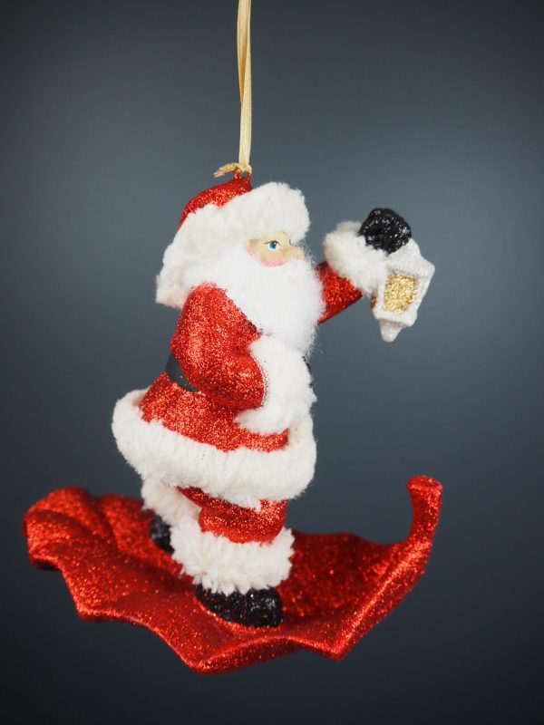 Santa riding leaf red fur - Image 2