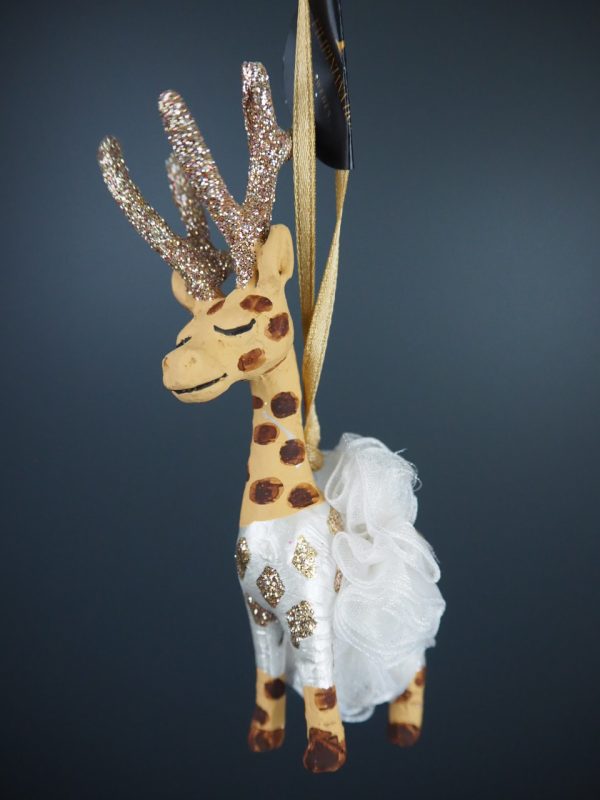Christmas giraffe pealwhite - Image 2