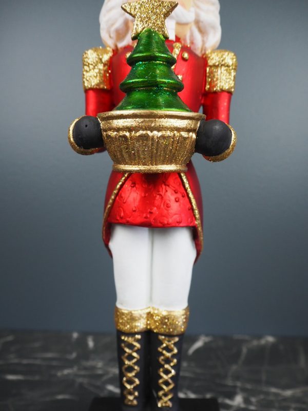 Long hair nutcracker w/xmas tree - Image 3