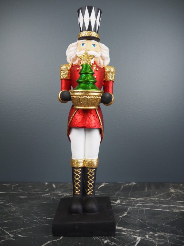 Long hair nutcracker w/xmas tree - Image 4