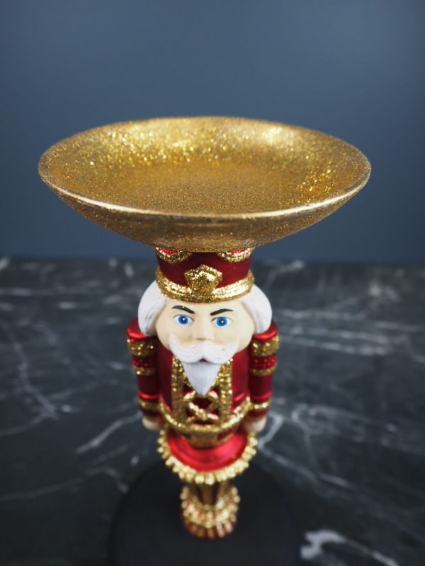 Nutcracker w/plate red/gold glits - Image 5