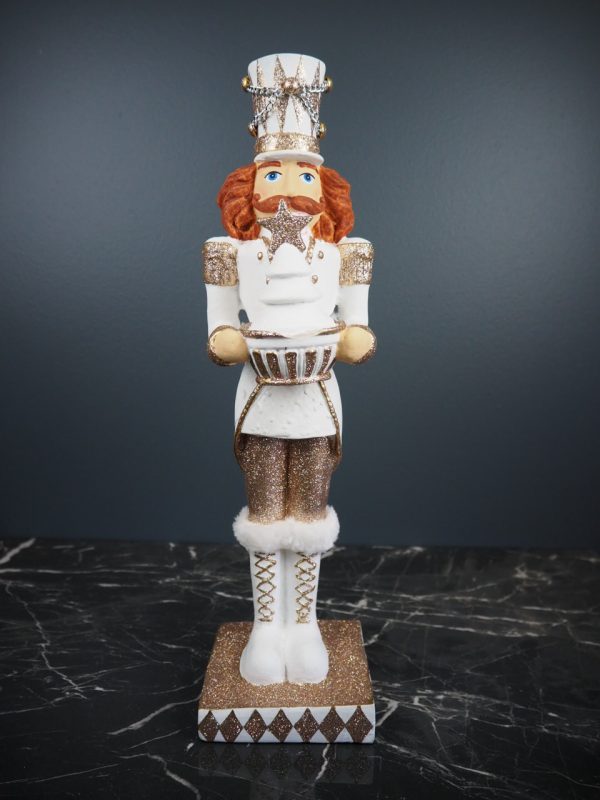 Long hair nutcracker w/xmas tree white - Image 5