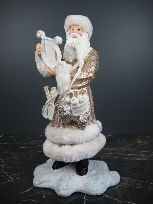 Santa w harp in champ - Image 2