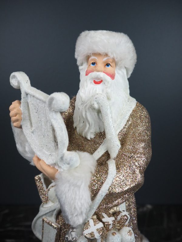 Santa w harp in champ - Image 3