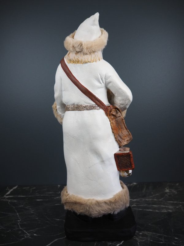 Santa w/pipe white coat fur - Image 5