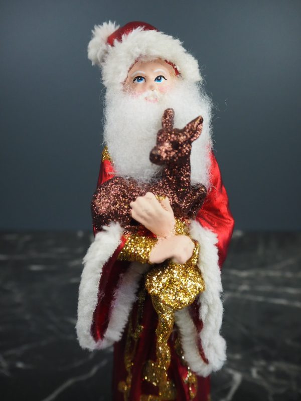 Santa wizard w/deer red/gold fur - Image 2