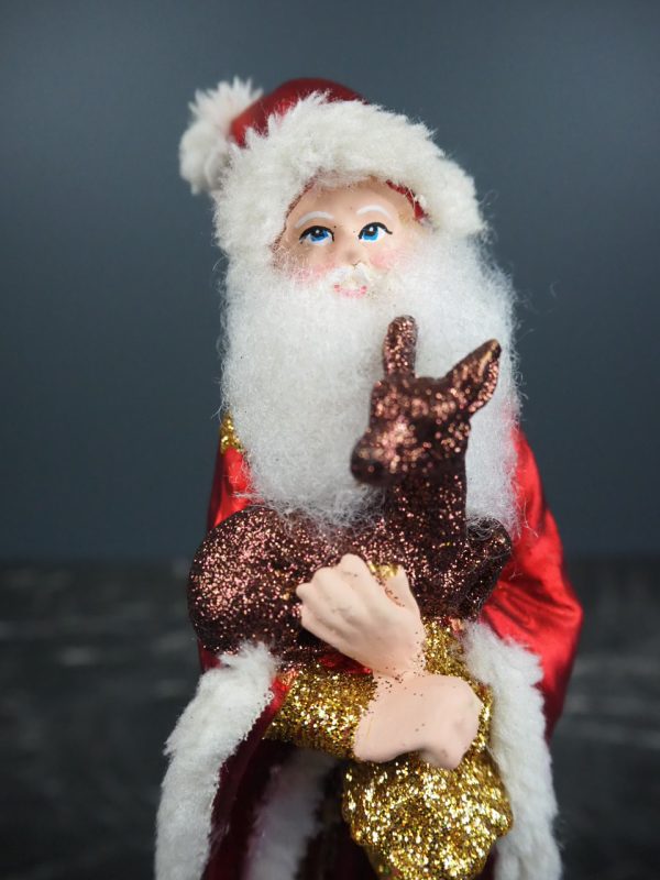 Santa wizard w/deer red/gold fur - Image 4