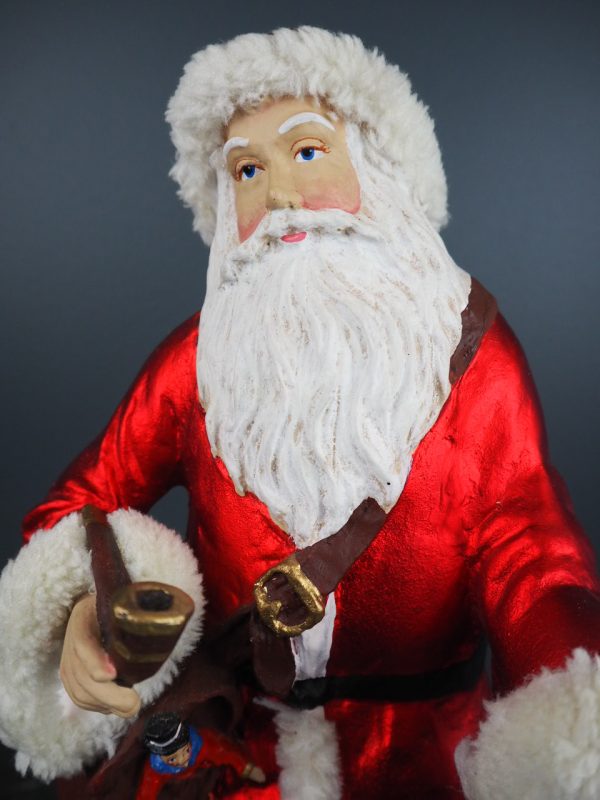 Santa w/pipe red coat fur - Image 2