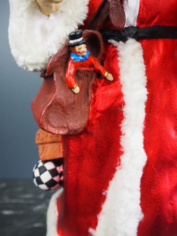 Santa w/pipe red coat fur - Image 3