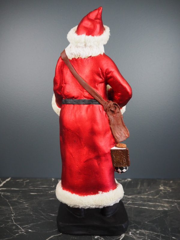 Santa w/pipe red coat fur - Image 4