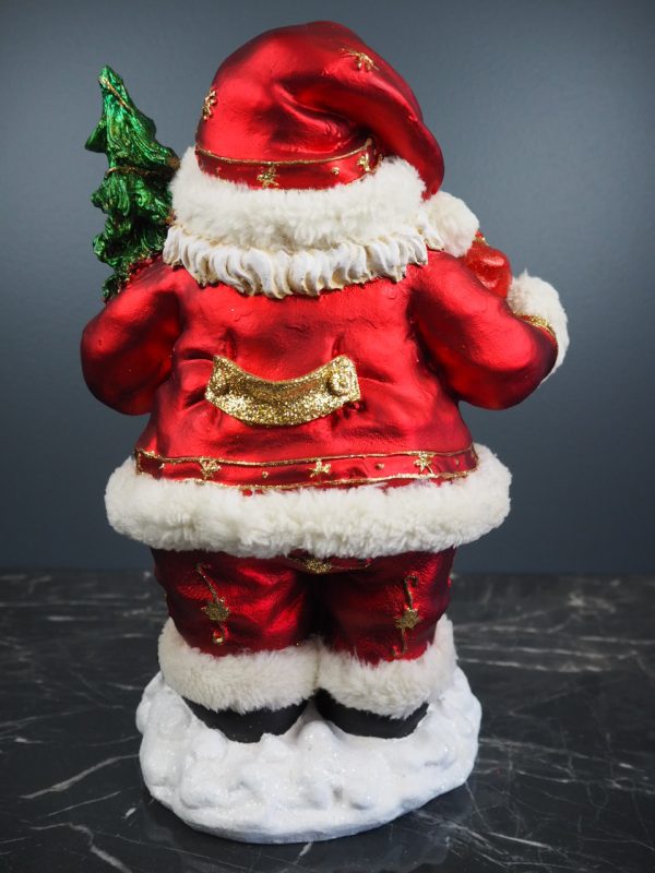 Fat Santa tree & gift red fur - Image 5
