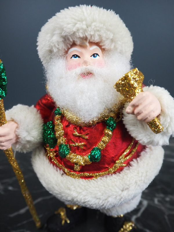 Fat santa w/cane red fur - Image 2