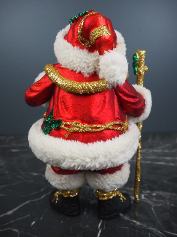 Fat santa w/cane red fur - Image 3