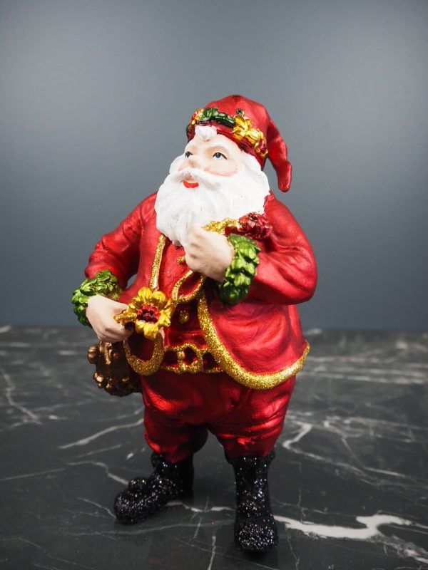Santa in acorn bag red - Image 2