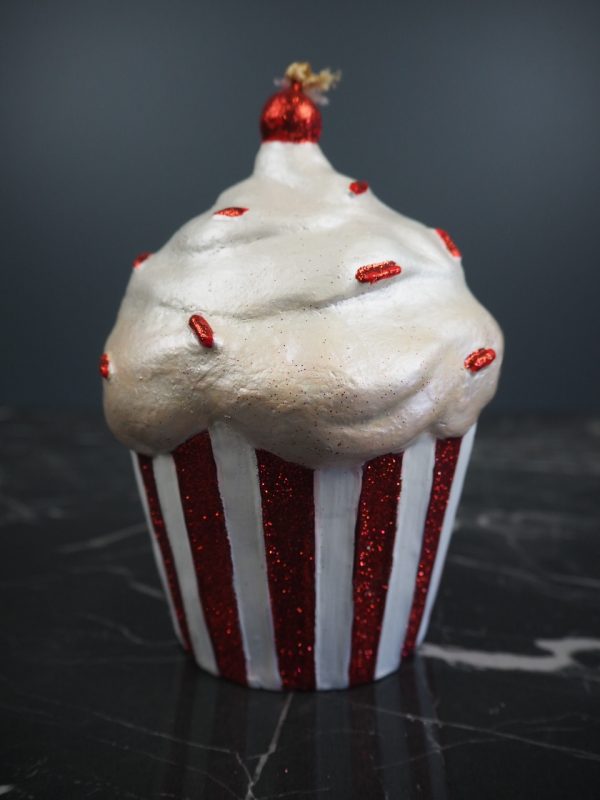 Big Cupcake pearl white/red - Image 3