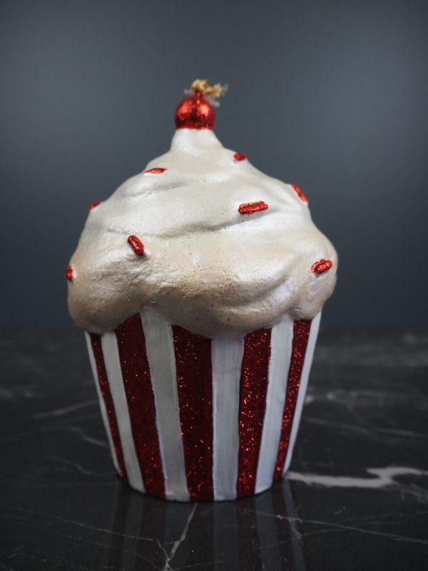 Big Cupcake pearl white/red - Image 4