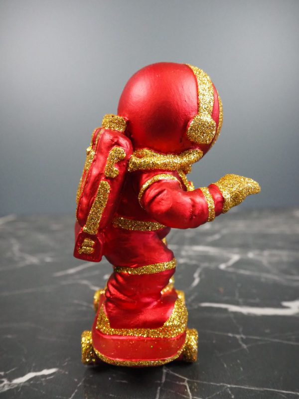 Skateboard astro red & gold - Image 2