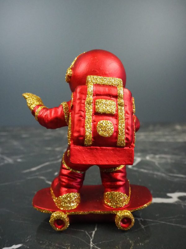 Skateboard astro red & gold - Image 3
