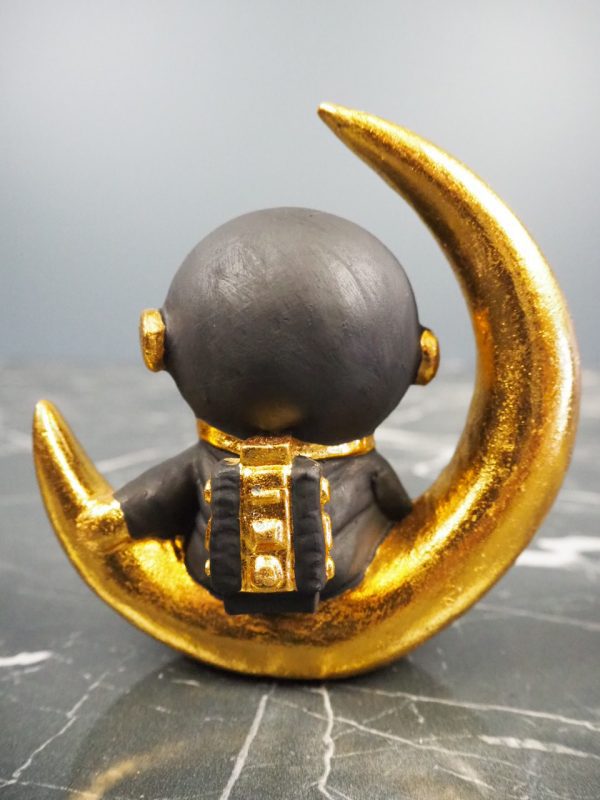 Astro cresent  moon  black/gold - Image 2